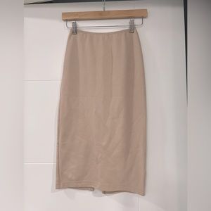 American Apparel pencil skirt with slit in back size s